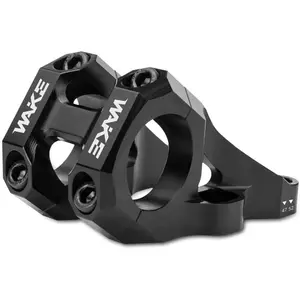 Direct Mount Stem 31.8mm Clamp, One- Piece Construction Lightweight Design for Dual Crown Forks (Black)