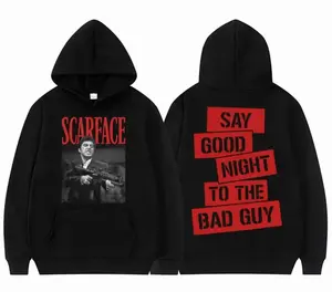 Scarface Hoodie Men Fashion 2025 Autumn and Winter 100% Pure Cotton Printing Hoodie Hip Hop Hoodie Men's unisexd Tony Montana 110