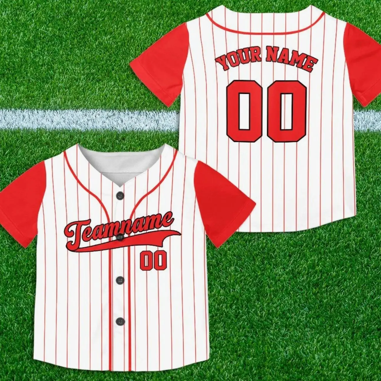 Personalized Kids Baseball Jersey, Custom Baseball Jersey, Toddler Baseball Jersey