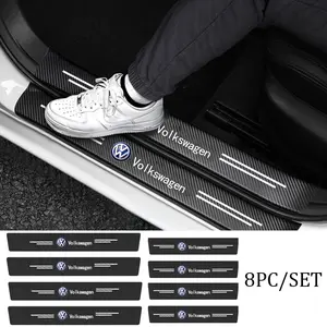 Volkswagen Car Door Sill Protector Strips, Anti-Scratch Wear Resistant, Fits Golf Passat Tiguan Etc., Automotive Exterior Decoration Accessories