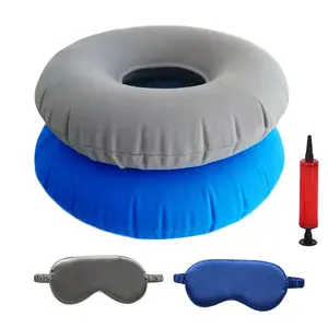 Inflatable Donut Pillow, Portable Hemorrhoid Cushion, Tailbone Seat Pad, Relief for Tailbone Pain, Prostate Inflammation, Travel Use