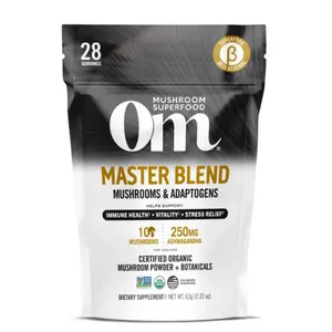 Master Blend Organic Mushroom Powder Om Mushrooms 80 Servings