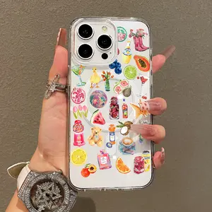 Soft Girl Magnetic Case for iPhone11/12/13/14/15/16/17/promax, Tropical Paradise Lightweight, Drop-Proof, MagSafe Compatible | Perfect for Teen Girls