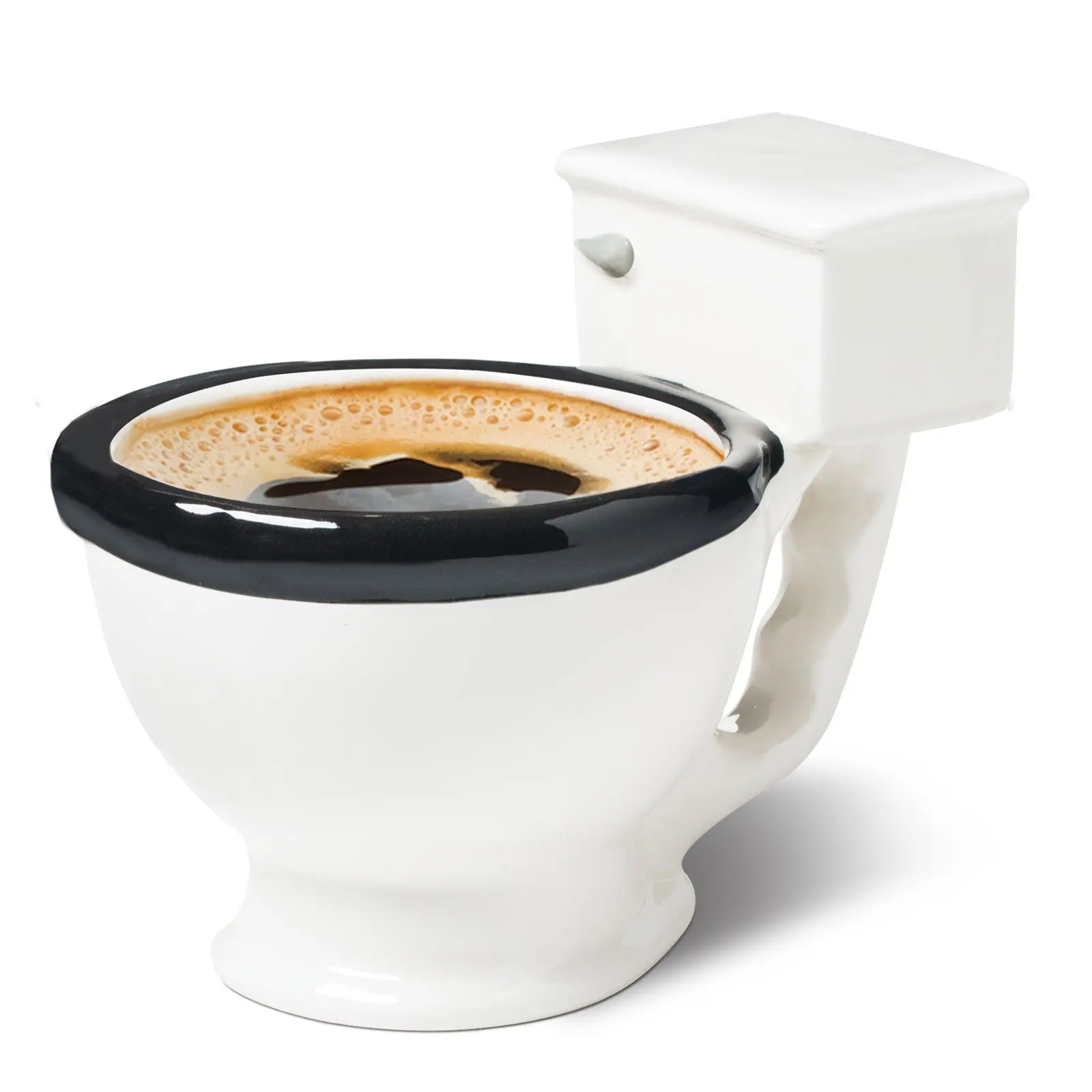BigMouth The Original Toilet Coffee Mug — Funny Toilet Bowl Shaped Novelty Mug, Gag Gift Cup for Coffee, Candy or Ice Cream, White Elephant Gift for Coworkers and Friends