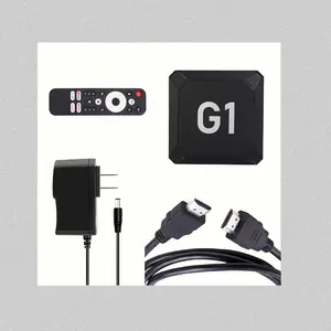 G1 Smart Box Voice Remote Control  f4-in-1 Multipurpose 2026  Supports Dolby Audio  4K Ultra HD 2.4G/5.0G WiFi Bluetooth 5.0 Gigabit Ethernet HDMI Connection