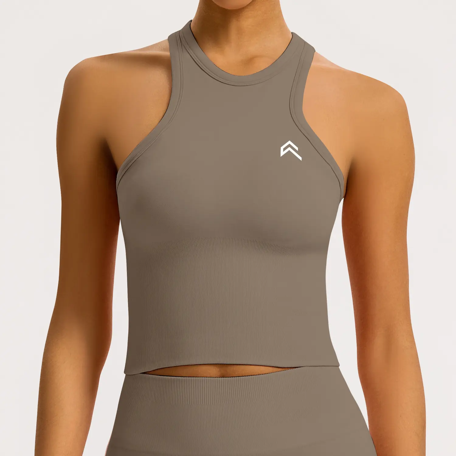 Womens Oner Yoga Tank Tops Racerback Backless Sports Bras Built in Bra Quick Dry Breathable Tight Fitting Workout Shirts Fitness Gym Activewear Tops