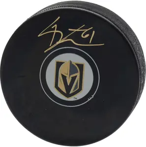 Mark Stone Vegas Golden Knights Autographed Hockey Puck - Fanatics Authentic Certified