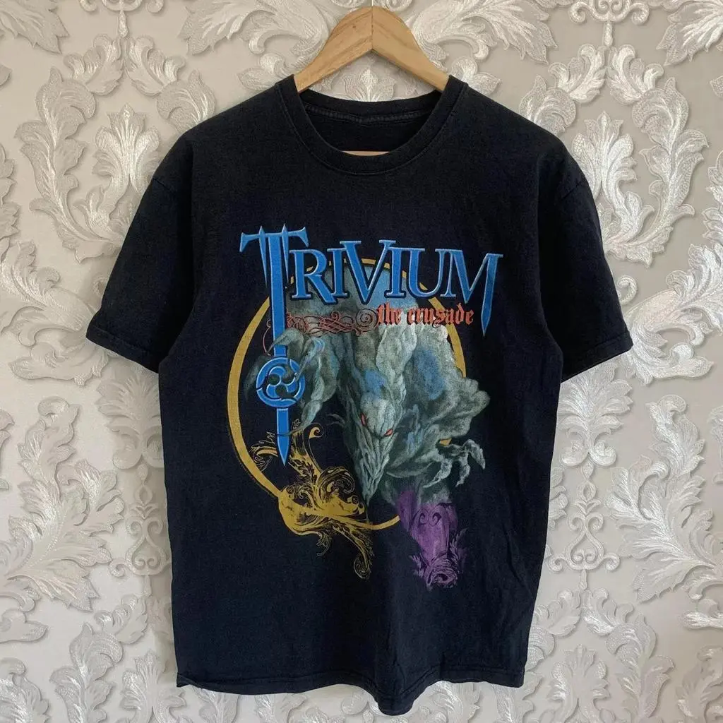 Trivium Crown In The Grave Tour 2026 Concert Vintage Graphic Tee The Sin And The Sentence YC030809