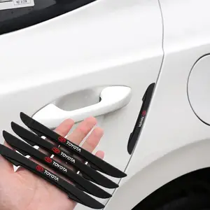 4Pcs Bumper Anti-collision Strip Car Door Edge Anti-Scratch Protector Stickers For Toyota Corolla CHR Rav4 Yaris Prius Avensis Auris Camry Accessories