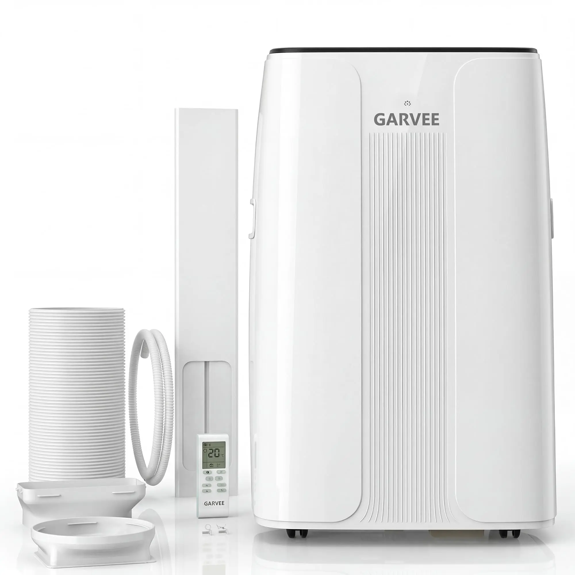 14,000 BTU Portable Air Conditioner for Apartment, Office, Bedroom,Kitchen,Garages,Dorms,with Remote Control, 3-in-1 Portable AC Unit, Dehumidifier & Fan, Fast Cooling for Rooms up to 850 Sq. Ft, 24H Timer,Safety Lock, LCD Display, ETL Certified