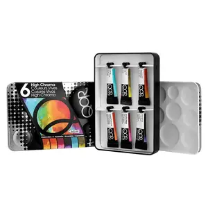 QoR High Chroma Watercolors 6 x 5ml Tube Set