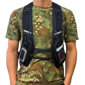 Outdoor Waterproof Cycling Vest Bag, Hiking Backpack Travel Shoulder Bag, Durable Bike Riding Pack for Men & Women