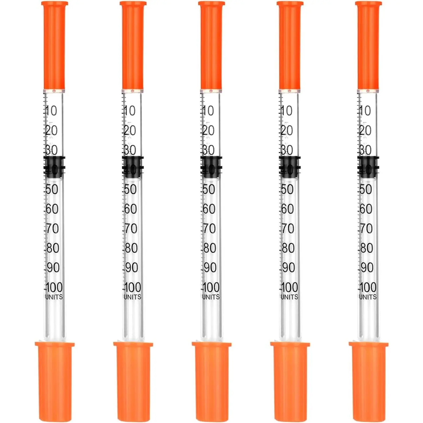 Lab Liquid Dispensing Supplies 31Ga 1.0 cc/mL-U-100,1/4" 6mm Individually Wrapped,Box of 100