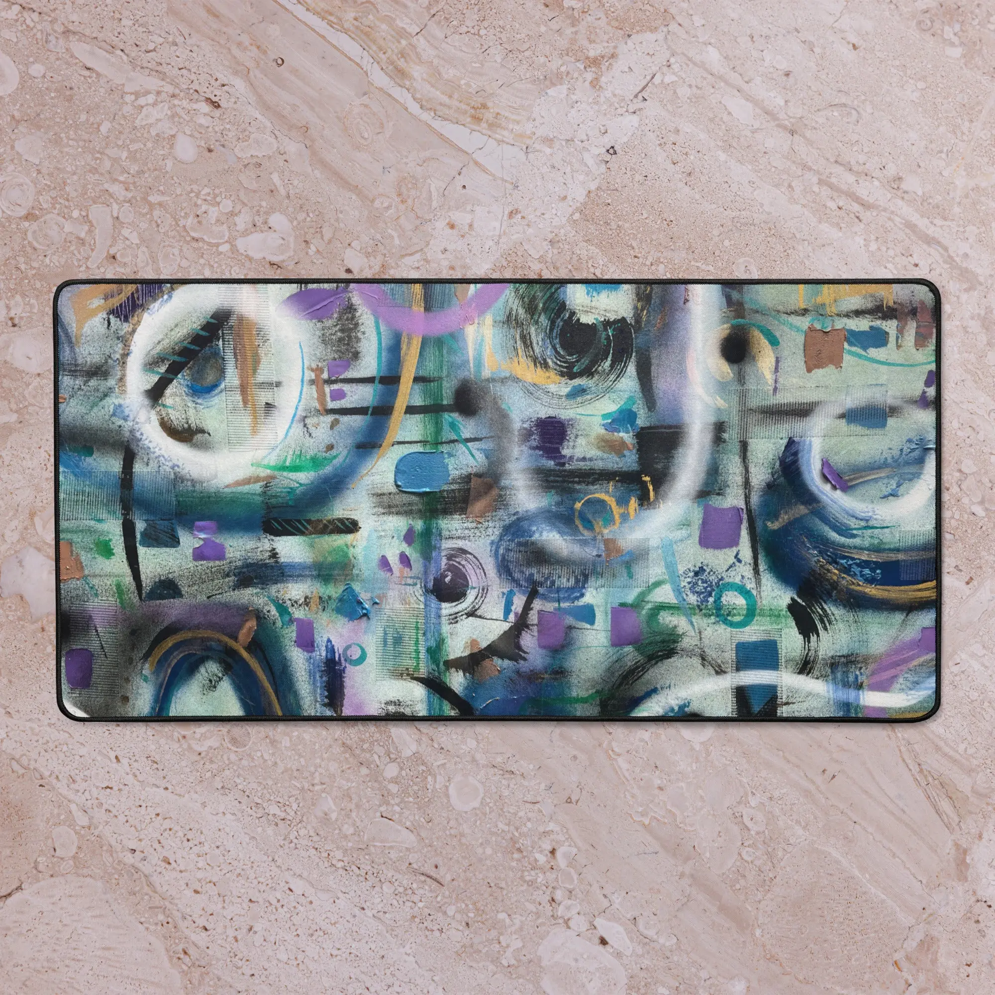 "Residual Motion" Desk/Play Mat