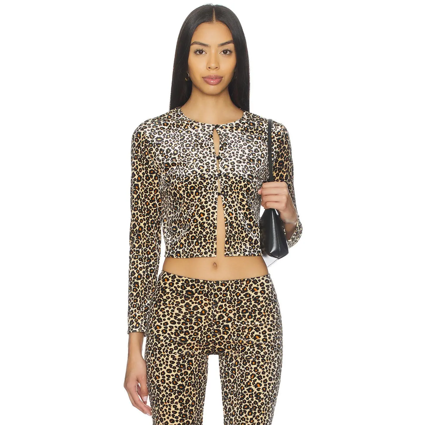 Only Hearts Classic Cardigan in Leopard