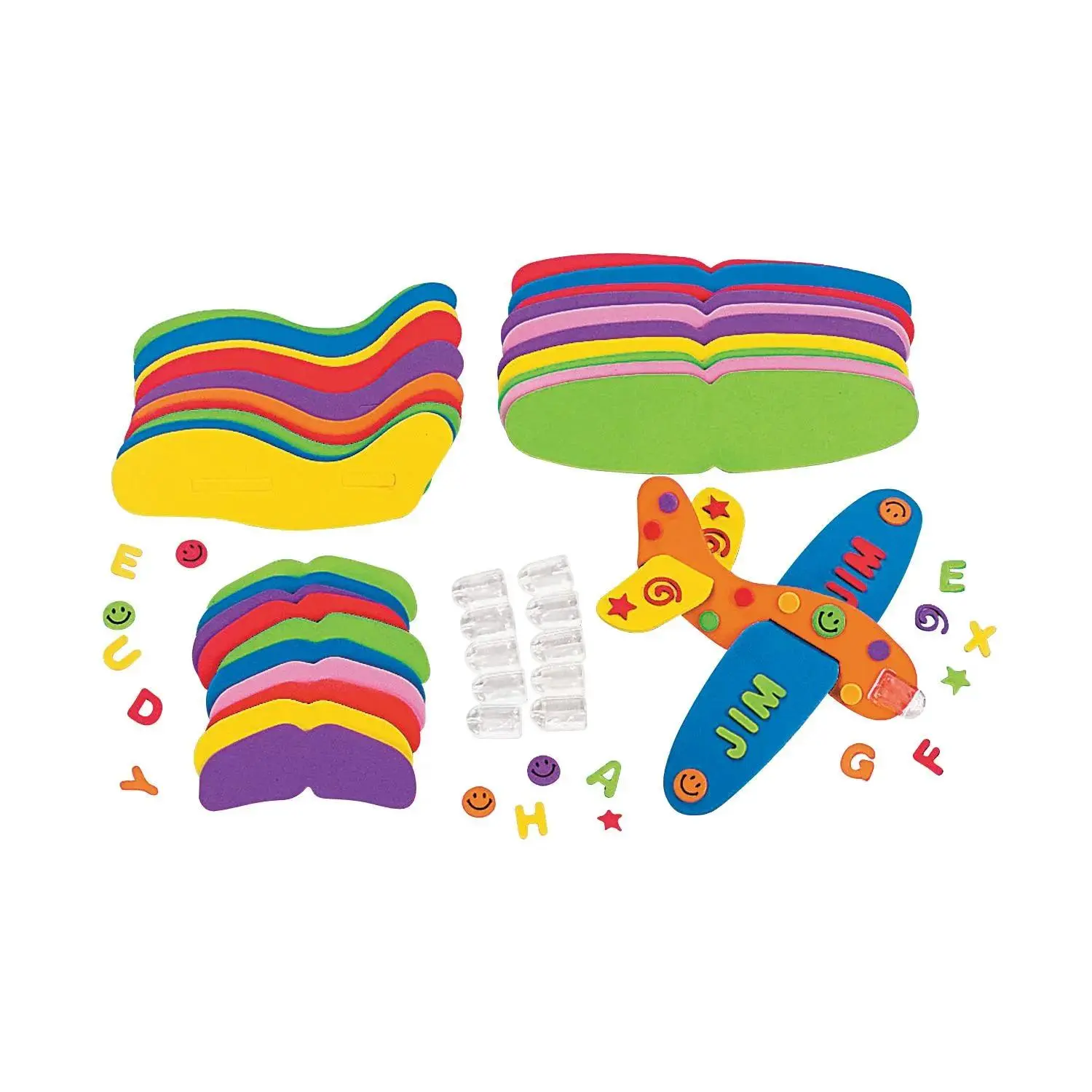 DIY Foam Glider Craft Kits - 12 Pieces, Crafting Supplies for Safe Play, Easy-to-Assemble Fabulous Gliders