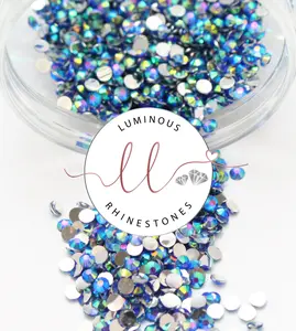4mm Resin Rhinestones Flatback - 4oz BULK Jars - NON HOTFIX - Choose Your Colors!