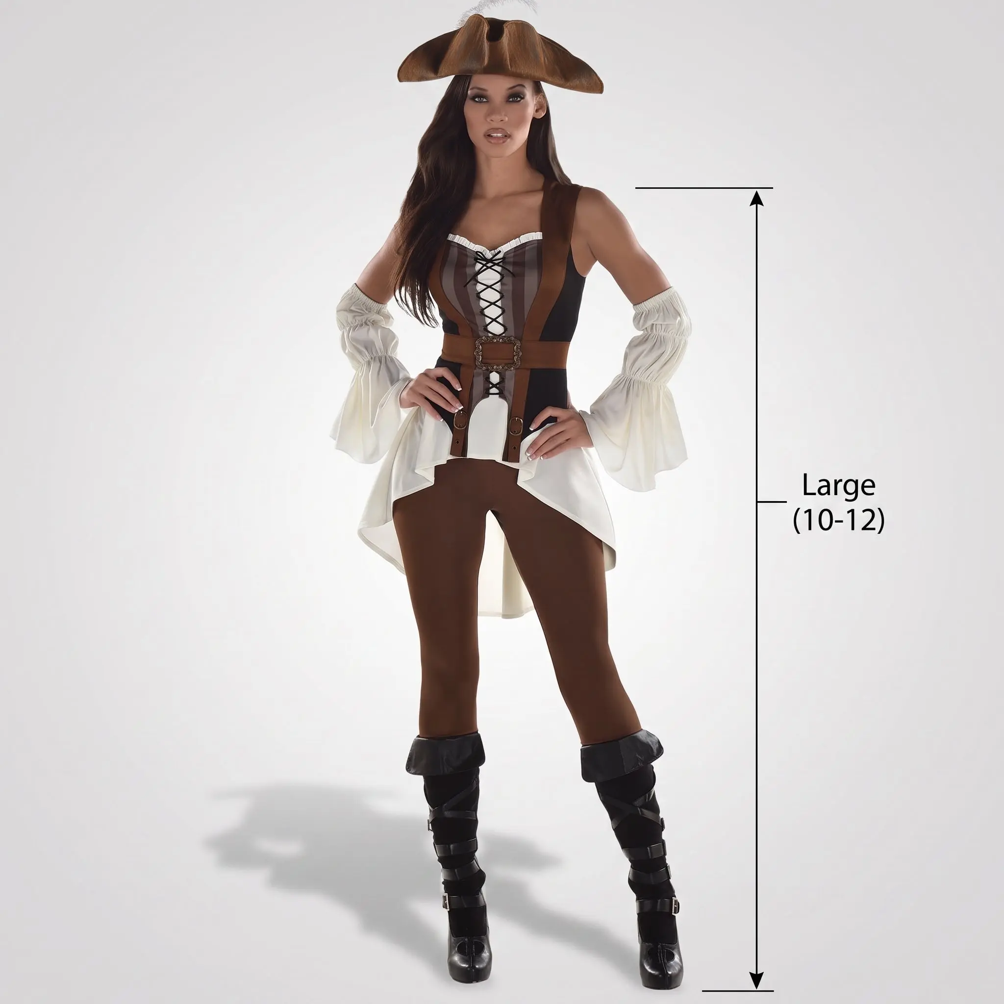 Shipwrecked Pirate Women's Costume