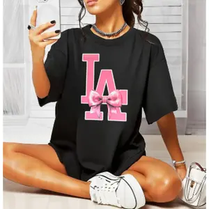 Pink Bow Baseball