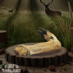 WHOLE - All Natural Deer Leg Dog Bones and Chews all  natural