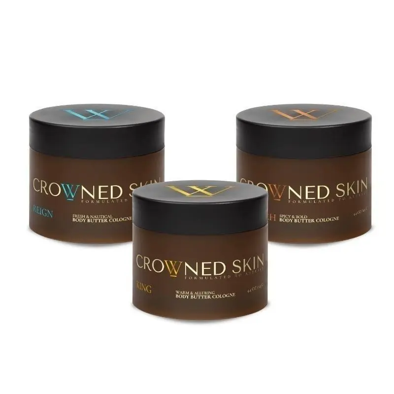 Limited Time！Crowned Skin King Reign Monarch Body Butter Set, Shea & Mango Butter Nourishing Moisturizer for Radiant Skin, Gentle Smoothing & Soothing Formula