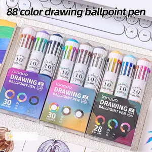 3-Pack 10-Color Gel Pens Set, Soft Grip Comfort Design, Ideal for Drawing & Coloring, School Stationery Supplies, Art Pen Marker