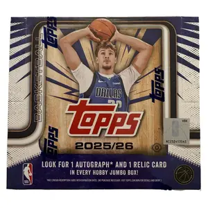 2025-26 Topps Basketball - Hobby Jumbo Box -Look for 1 autograph and 1 relic card  40 cards per pack, 10 packs per box