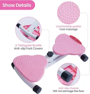 Noiseless Waist Twist Machine | Non-Slip Pedals | Core Strength Training | Home Aerobic Exercise Must-Have