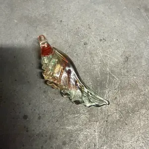 Handmade Borosilicate Glass Angel Wing Pendants