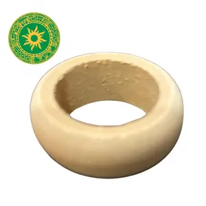 Porta Jicara Rueda de Madera