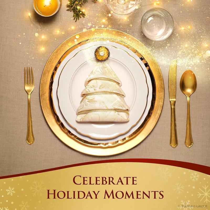 Ferrero Rocher Fine Hazelnut Milk Chocolate, Individually Wrapped Chocolate Gift Box, 12 Count, 5.3 oz