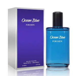 Ocean Blue Cologne 3.4oz Summer Cooling Ocean Scent - Mens Fragrance