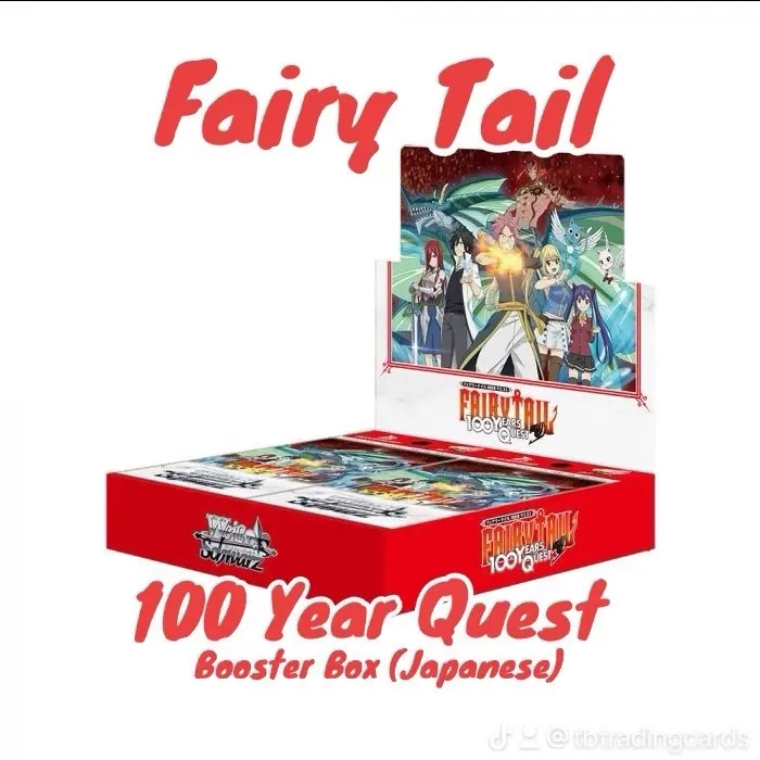 Fairy Tail: 100 Years Quest Japanese Booster Box Weiss Shwarz Trading Card  Game - TikTok Shop