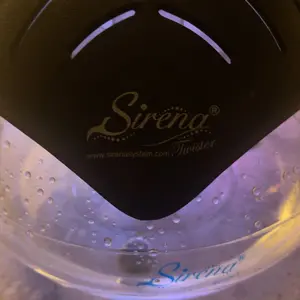 Sirena Twister Black The Original Air Purifier Water Filter Air Cleaner For Home Essential Oil Aromatizer With LED Night Light For Smoke & Pets Aromatic Fragrance Machine