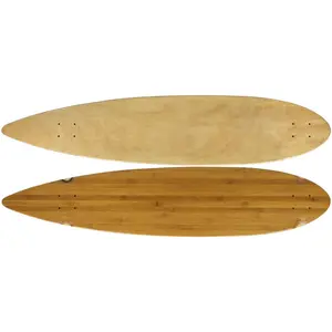 Longboard Moose Pintail Deck 9" x 43" Bamboo