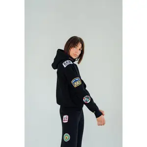 Side All Patched Up Hoodie