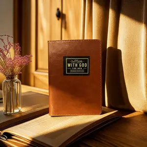 Planwith stress-relief paper creative notebook, small brown leather diary, stress-relief journal, hot-selling item