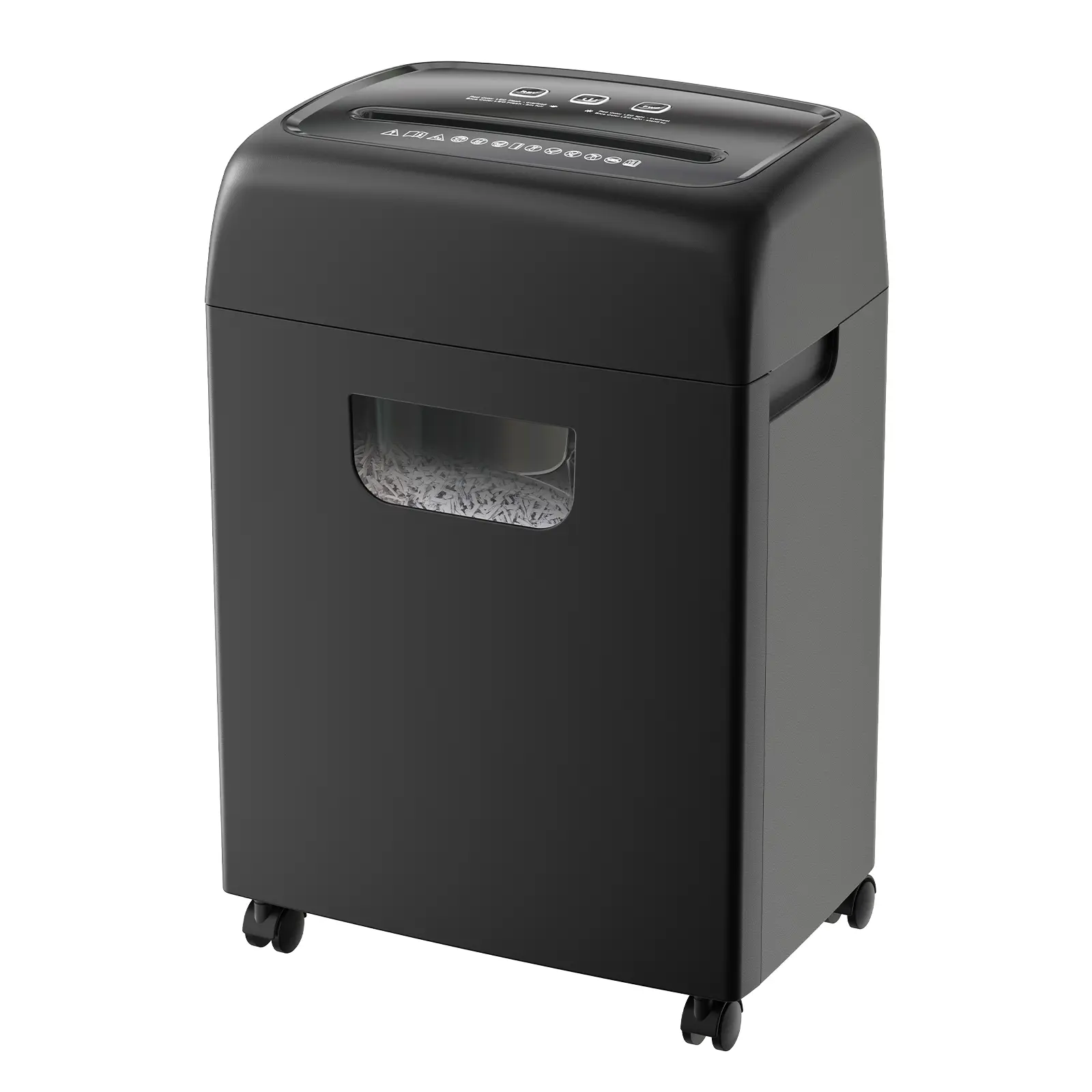 18-Sheet Cross Cut Paper Shredder, P-4 High Security, Heavy Duty for Home Office, 5.28-Gallon Pullout Bin, 45-Min Continuous Run, 62dB Quiet, ETL Certified, Black
