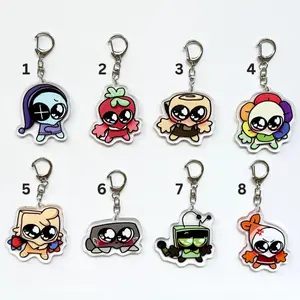 Dandy's World Acrylic Keychain, Dandys World Double Side, Brightney, Gigi, Glisten, Flutter, Poppy, Shrimpo, Connie, Dandys World Gift, Perfect Accessories for key, bag, gift for friend