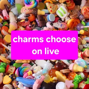 variety of charms choose on live