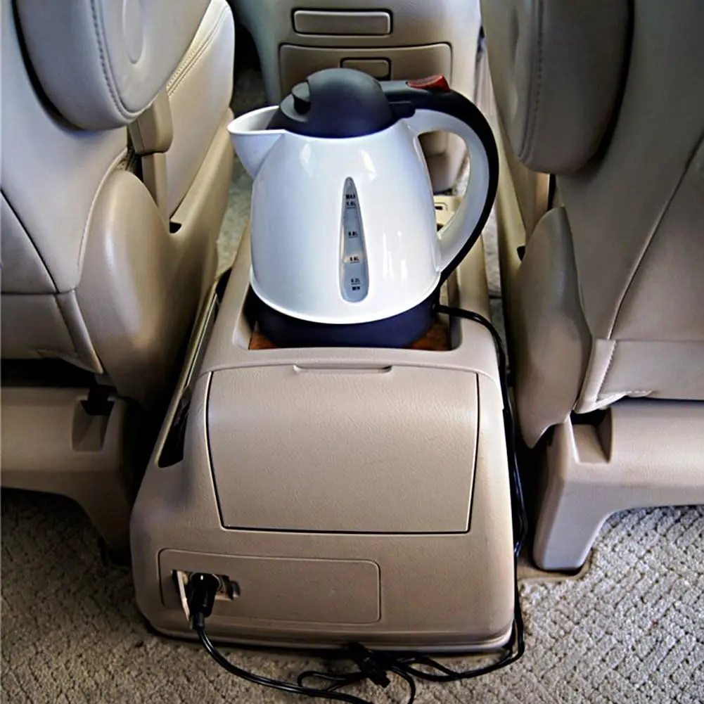 kettle car cigarette lighter Portable Car Electric Hot Water Jug Kettle, Road Trip Cigarette Lighter  Dc12v/24v, Tea Coffee Heater Auto Shut off (1000ML), Travel Essential