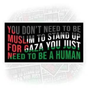 Ceasefire Now Palestine Flag Sticker Save Gaza Free Palestine Bumper Sticker Stop Genocide Muslim Arabic Decal Car Vinyl Sticker ZY6
