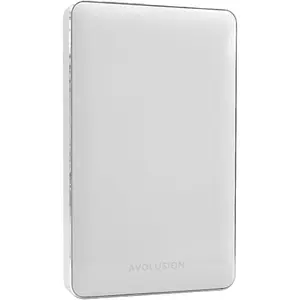 Avolusion T1 Series 1TB USB 3.0 Portable External Gaming Hard Drive - White (for PS4 / PS5 Pre-Formatted) - 2 Year Warranty (Renewed)