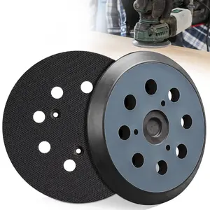2 count 5 Inch 8 Hole Sander Pad 3 Screw Holes Hook and Loop Sanding Pad for Orbital Sander Pad Replacement for BO5010 BO5030K BO5031K BO5041K