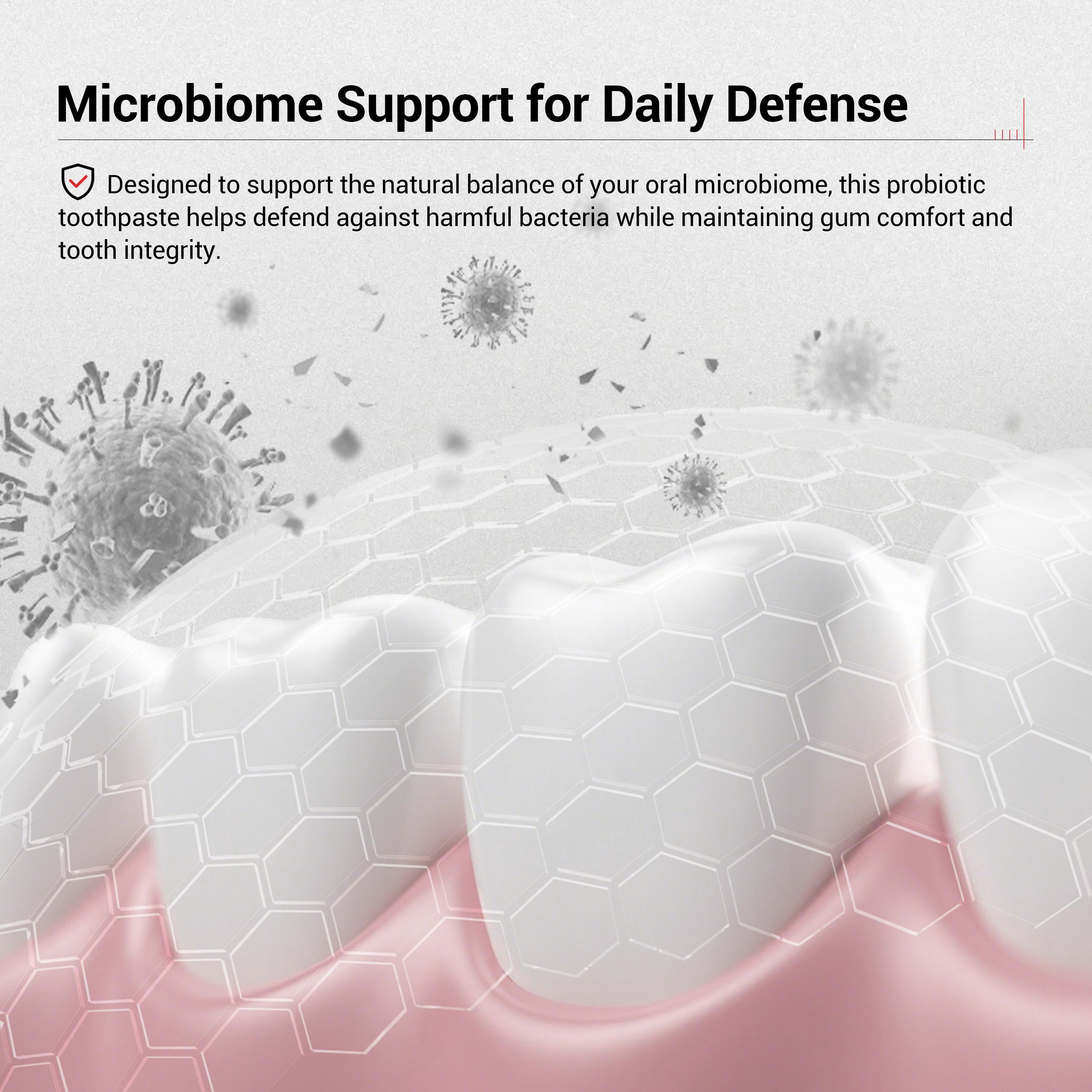 （MSDRWIKEY） SP-6 Toothpaste | Advanced Oral Care with Probiotics | Long-Lasting Fresh Breath & Enamel Protection | 4.59oz