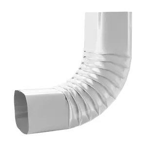 VEVOR Downspout Gutter Elbow,  fits 3x4 Inch Style A L-Shaped, Interface Size 3.1x4.3 in / 78x108 mm, Aluminum Alloy 90 Degree Gutter Elbow, for Residential, Commercial Building, Industrial Warehouse