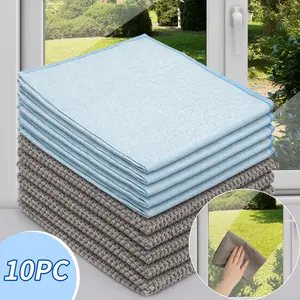 Microfiber Cleaning Cloth 10 Pack Cleaning Rags Cleaning Towels Ultra Absorbent Washing Cloth Cleaning Rags for Car Kitchen and Window Super Dish Set
