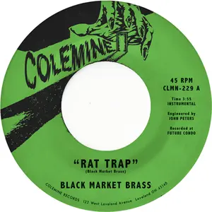 Black Market Brass - Rat Trap / Chop Bop - Purple Swirl  [7-INCH SINGLE VINYL RECORD] Colored Vinyl, Purple