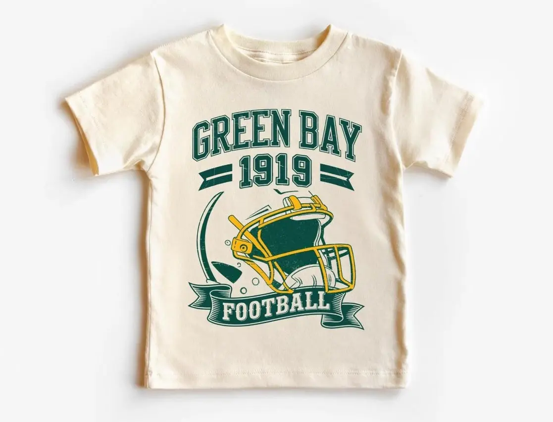 Green Bay Vintage Football Shirt,  Retro 1919 Game Day Tee, Youth and Adult gift for fans tee