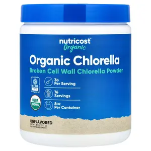 Nutricost Organic Chlorella, Unflavored, 8.1 oz (227 g)